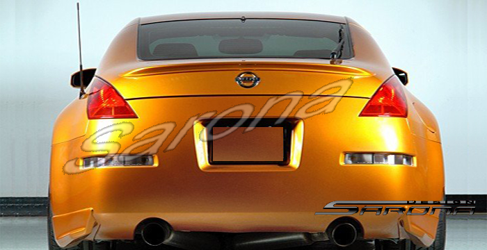 Custom Nissan 350Z Trunk Wing  Coupe (2003 - 2008) - $175.00 (Manufacturer Sarona, Part #NS-041-TW)